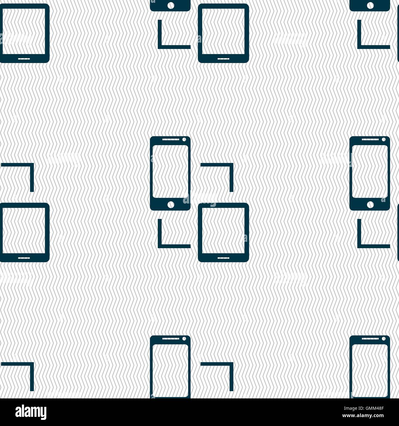 Synchronization sign icon. communicators sync symbol. Data exchange ...