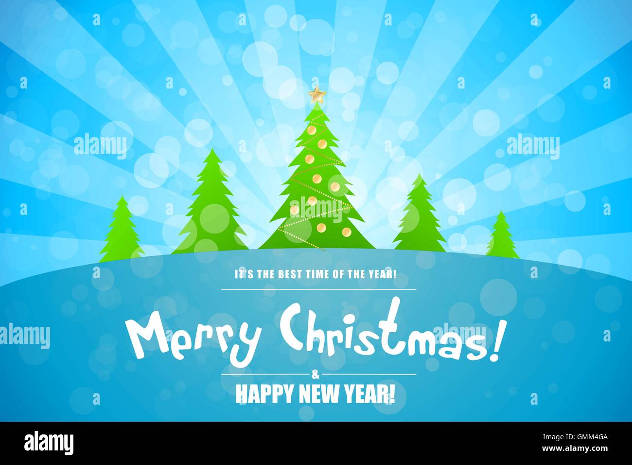 Happy christmas message Stock Vector Images - Alamy