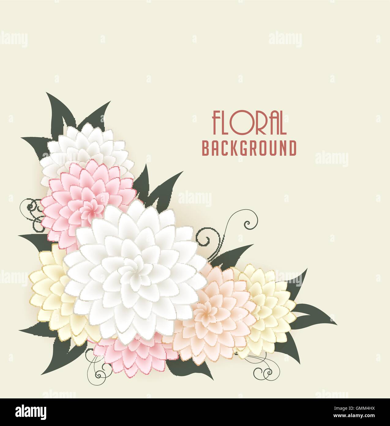 Vector Floral Background Stock Vector Image & Art Alamy