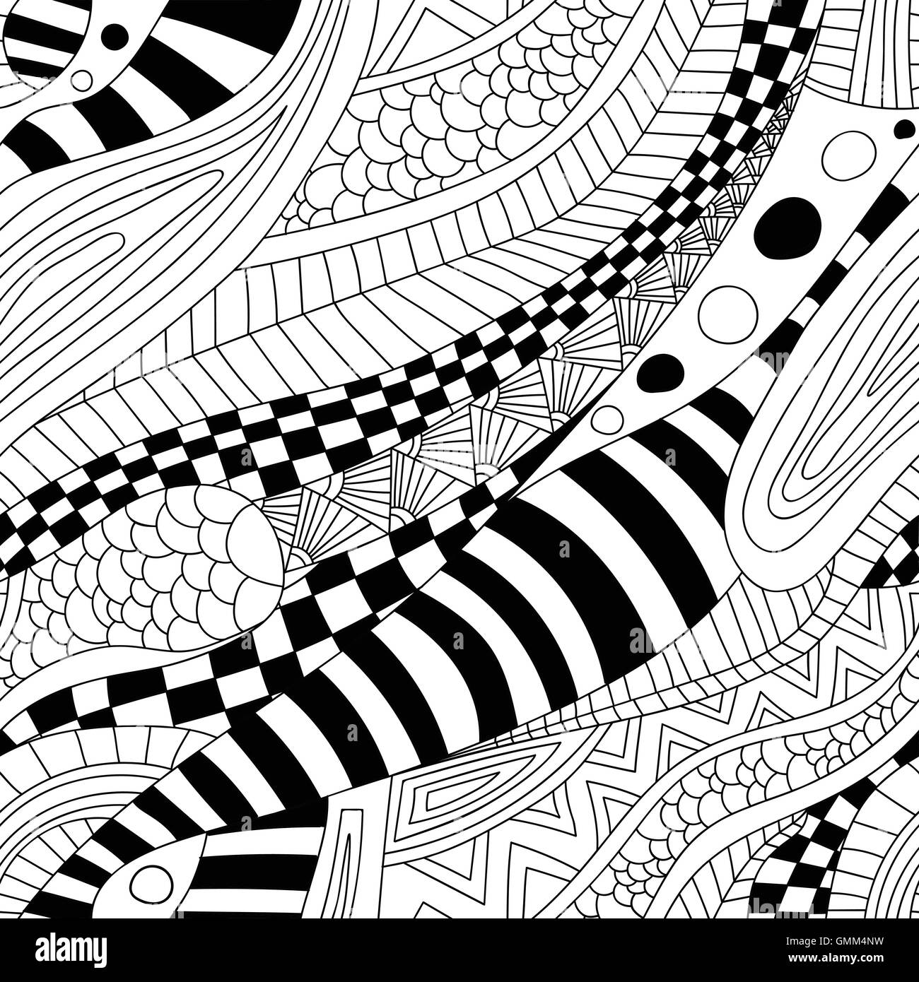 Zentangle hi-res stock photography and images - Alamy