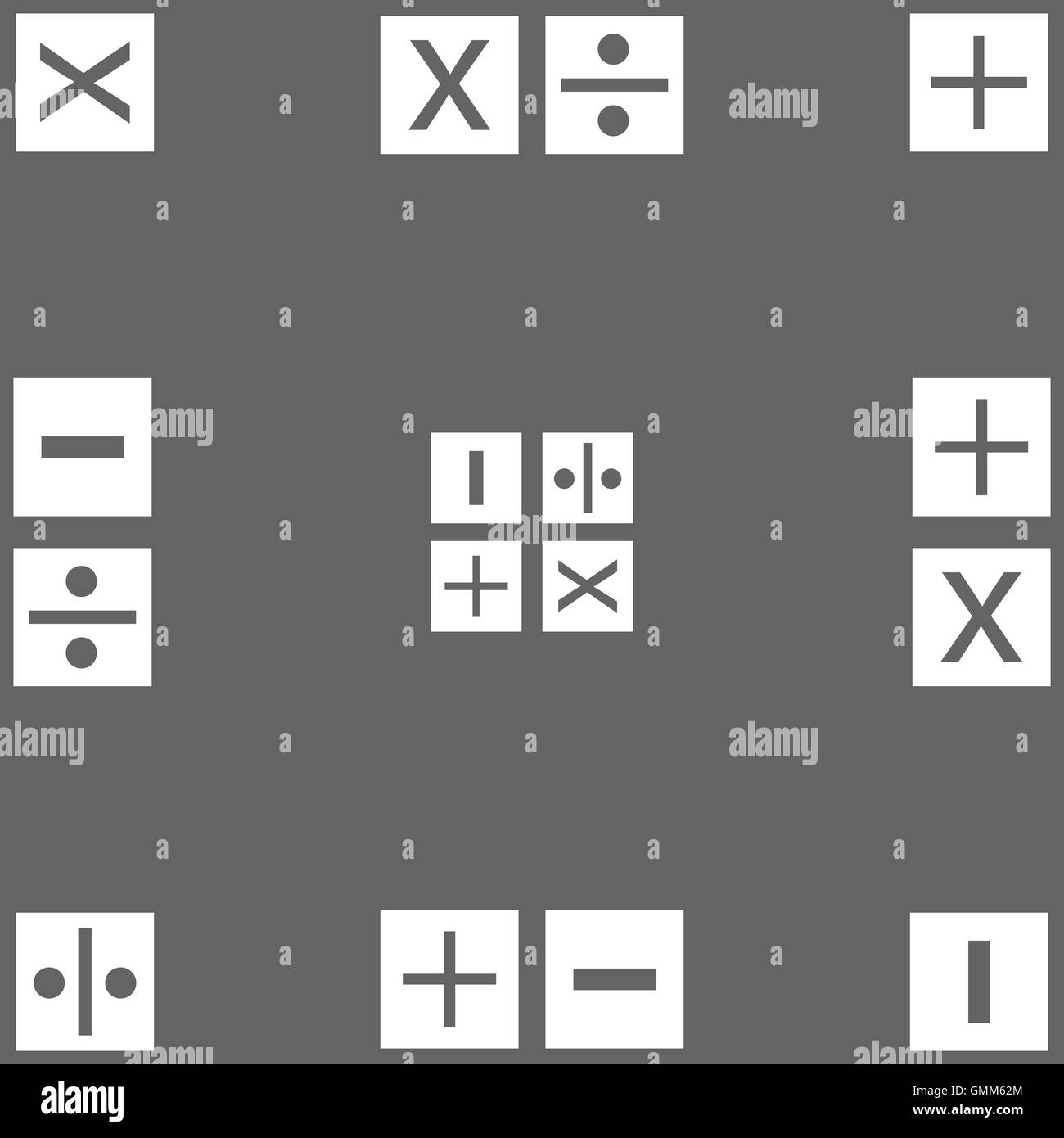 Multiplication, division, plus, minus icon Math symbol Mathematics ...