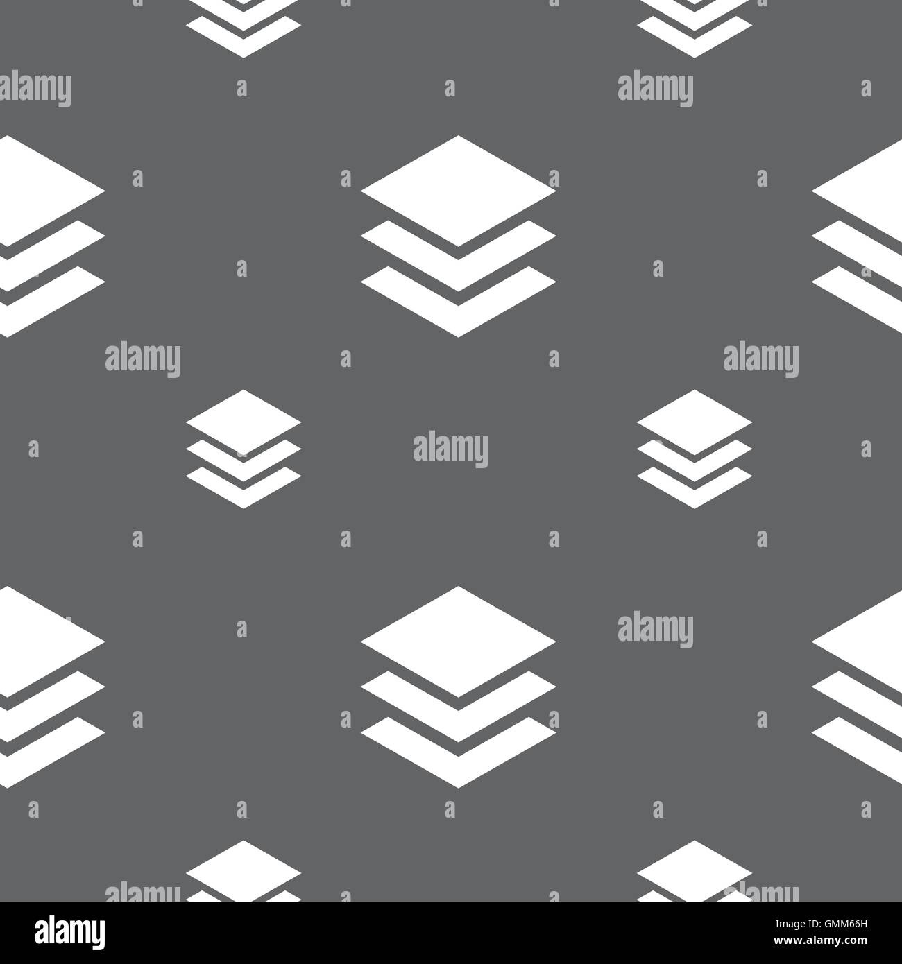 Layers icon sign. Seamless pattern on a gray background. Vector Stock ...