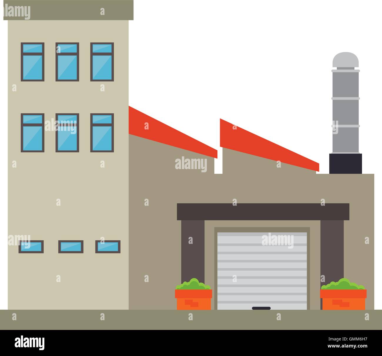 Factory building and industry Stock Vector Image & Art - Alamy