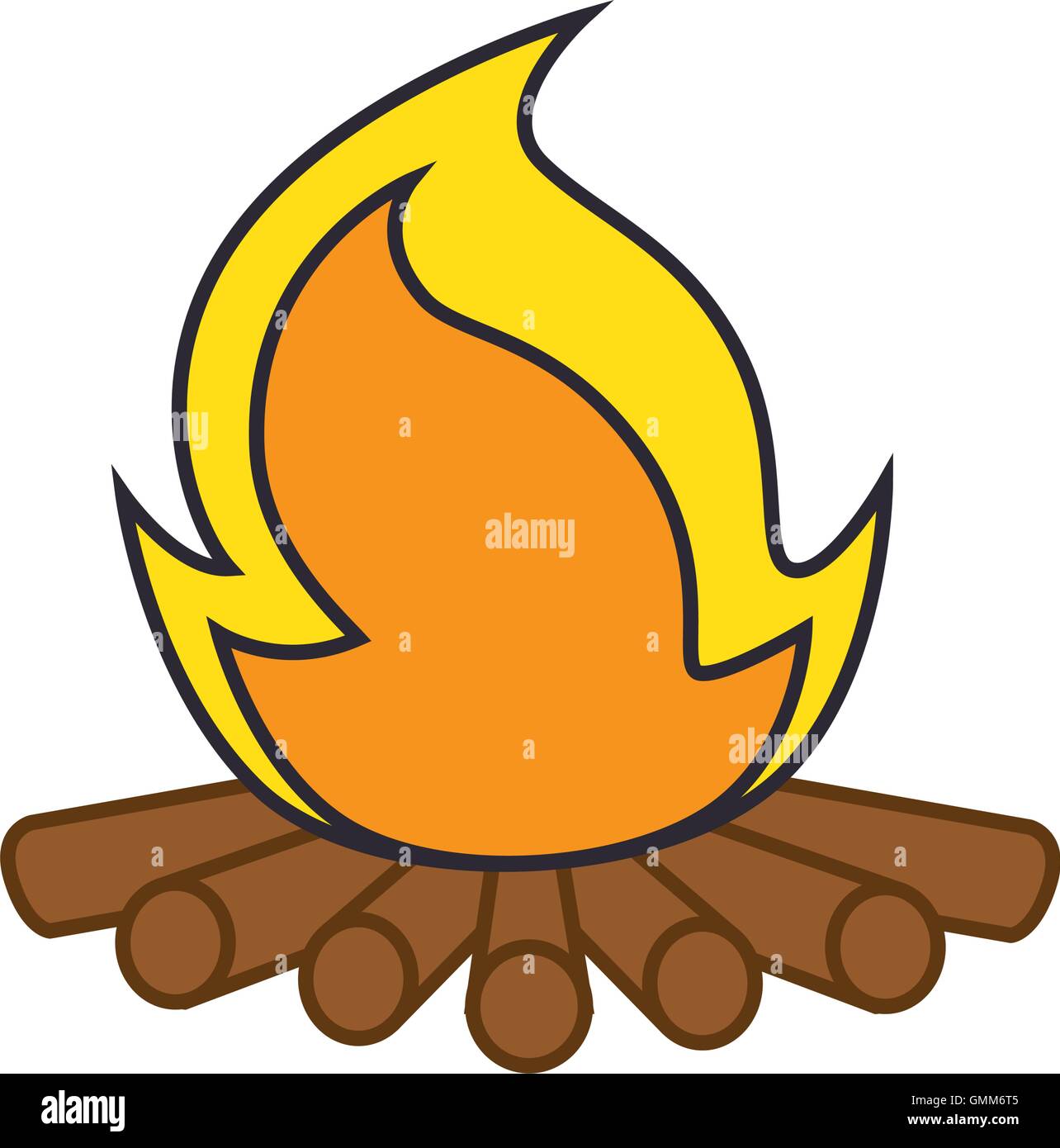 camping equipment campfire Stock Vector Image & Art - Alamy