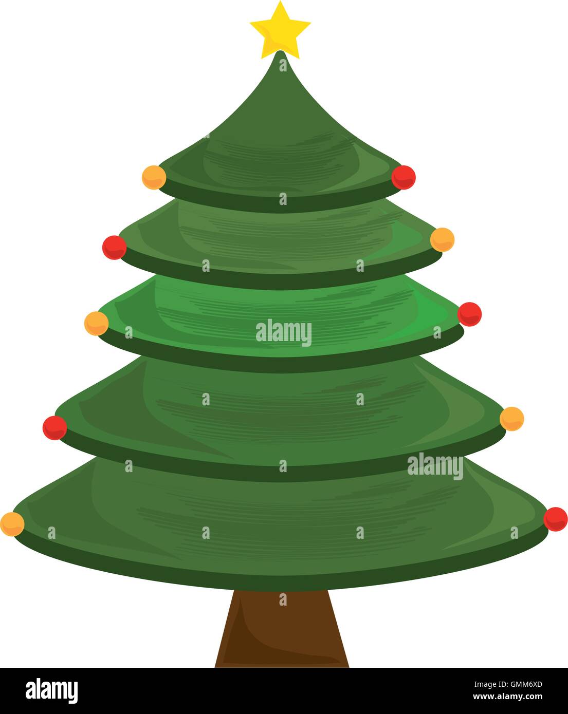 pine tall tree plant Stock Vector Image &amp; Art - Alamy