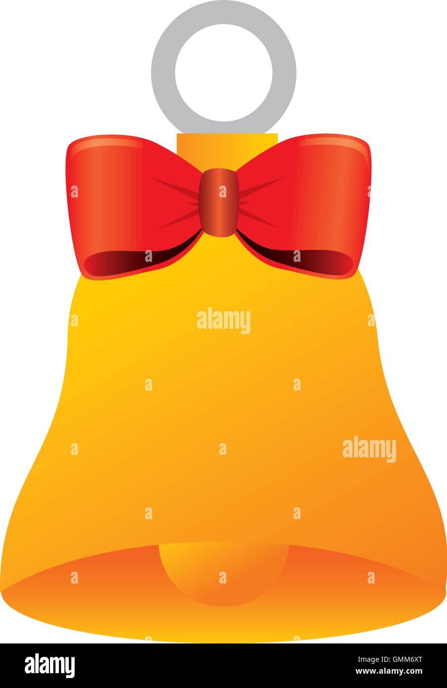 bell gold ribbon Stock Vector Image & Art - Alamy