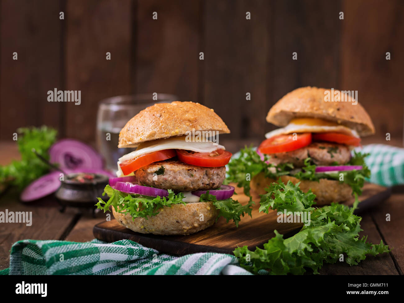 Lettuce burger hires stock photography and images Alamy