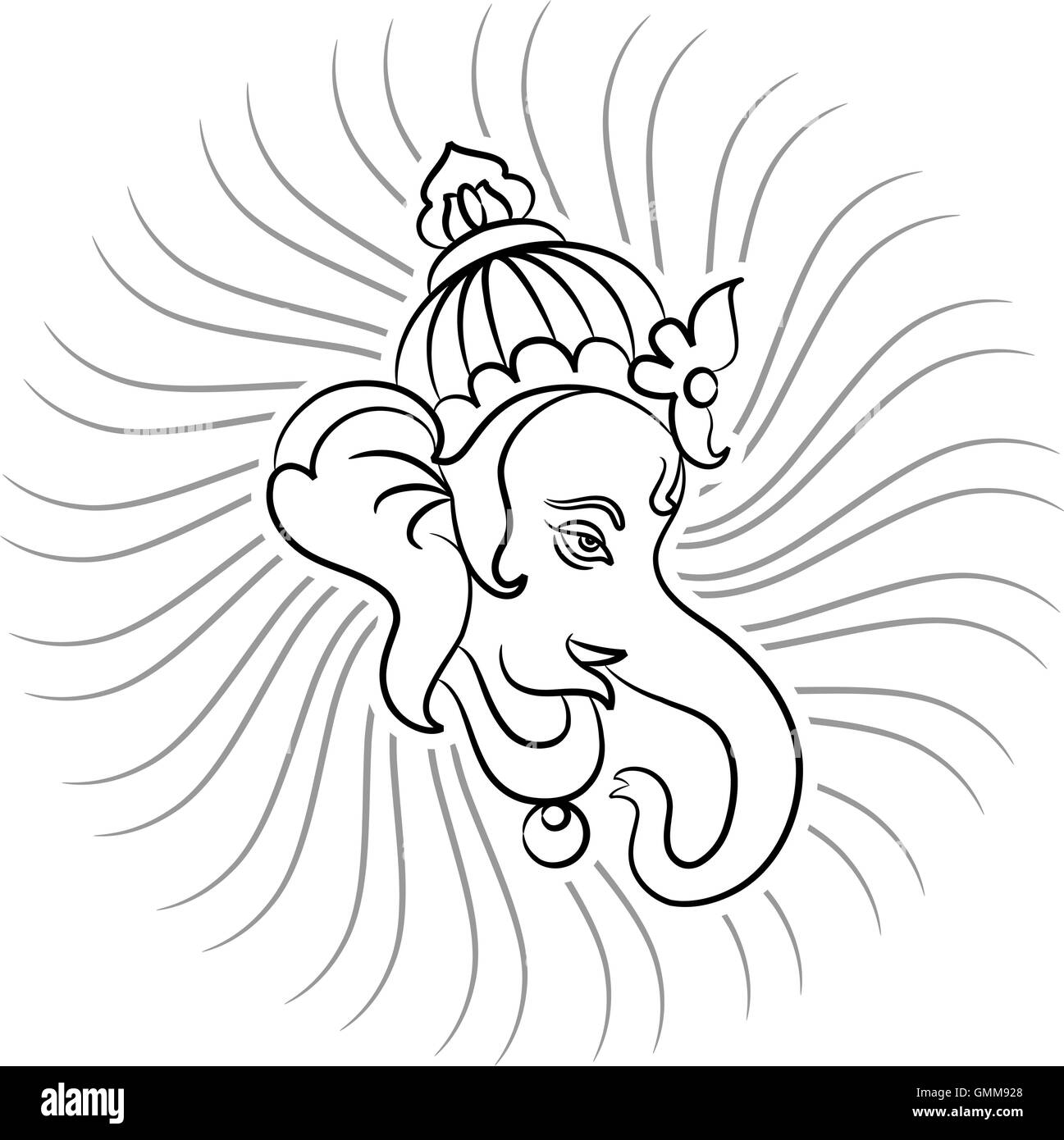 Lord Ganpati Face Illustration in FIGMA by Vishal Chander on Dribbble