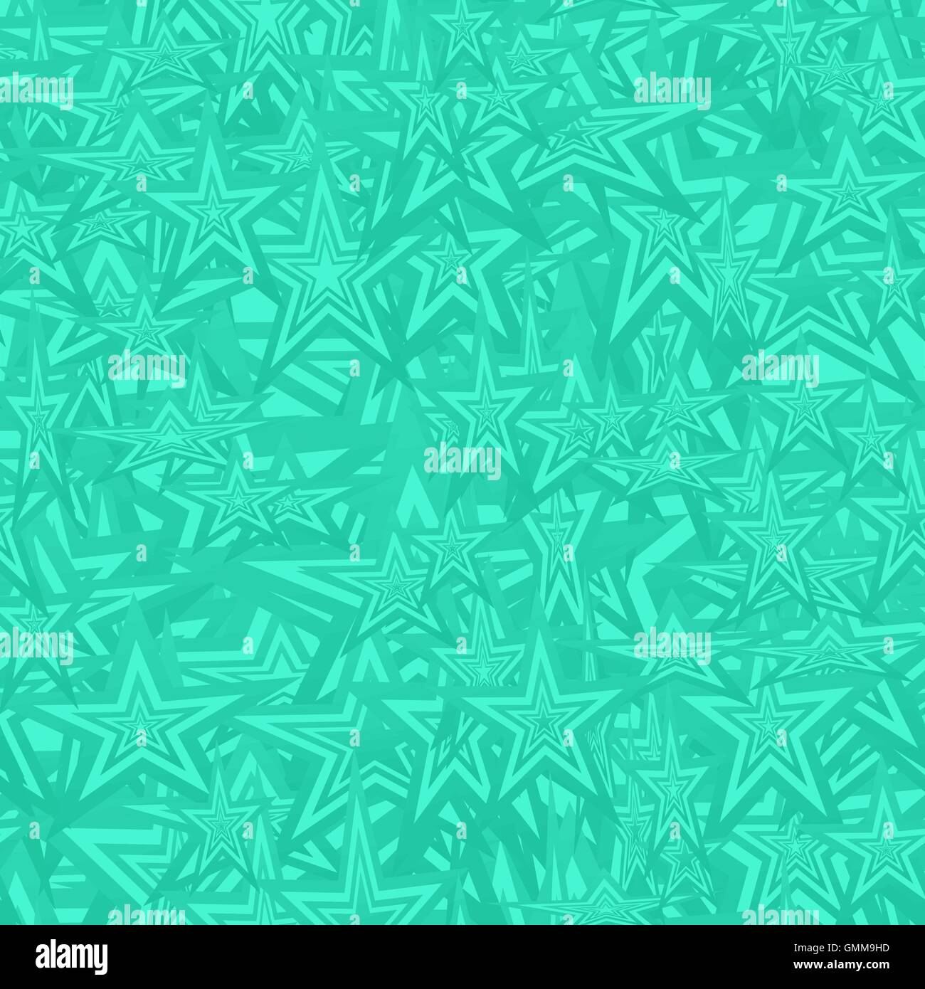 Turquoise seamless star pattern background Stock Vector Image & Art - Alamy
