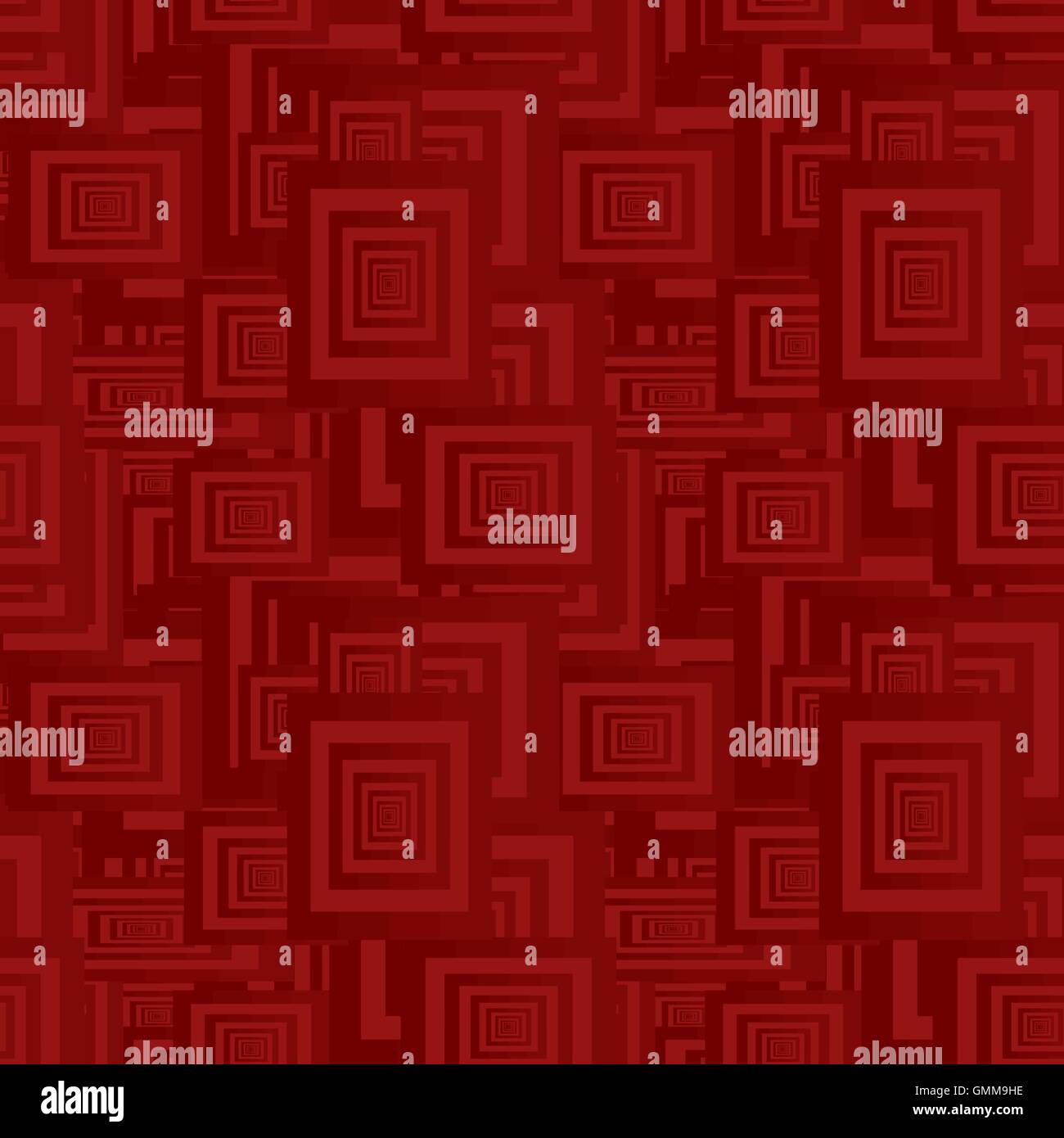 Maroon seamless rectangle pattern background Stock Vector