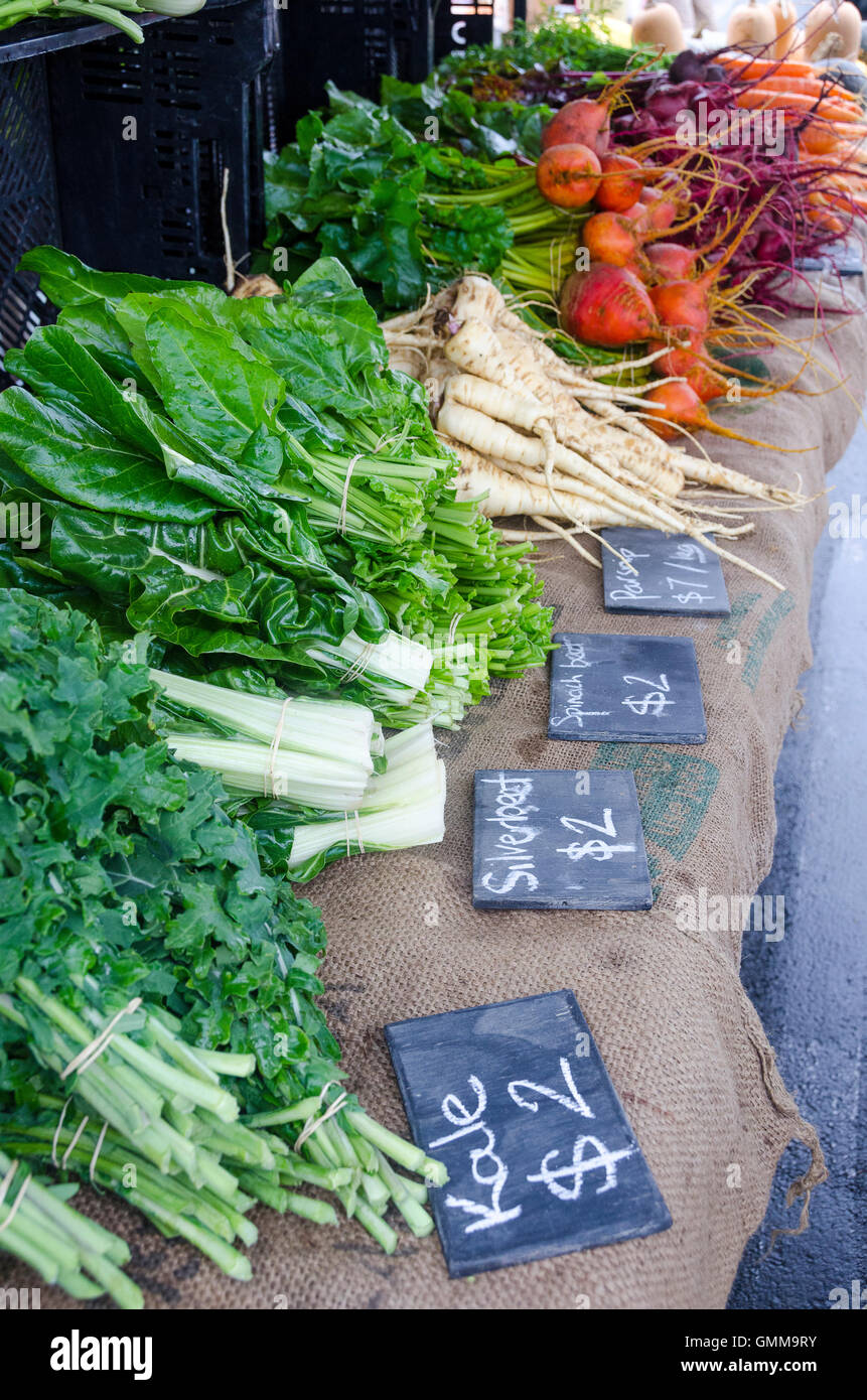 Vegetables at market, Takaka, Tasman District, South Island, New