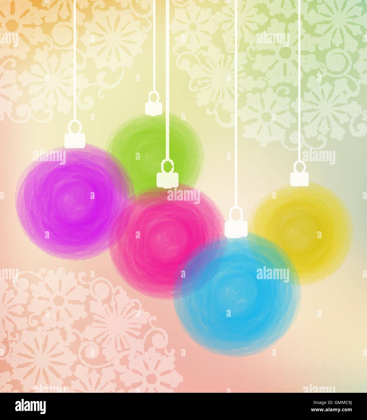 Vector icon christmas ball silhouette Stock Vector Images - Alamy