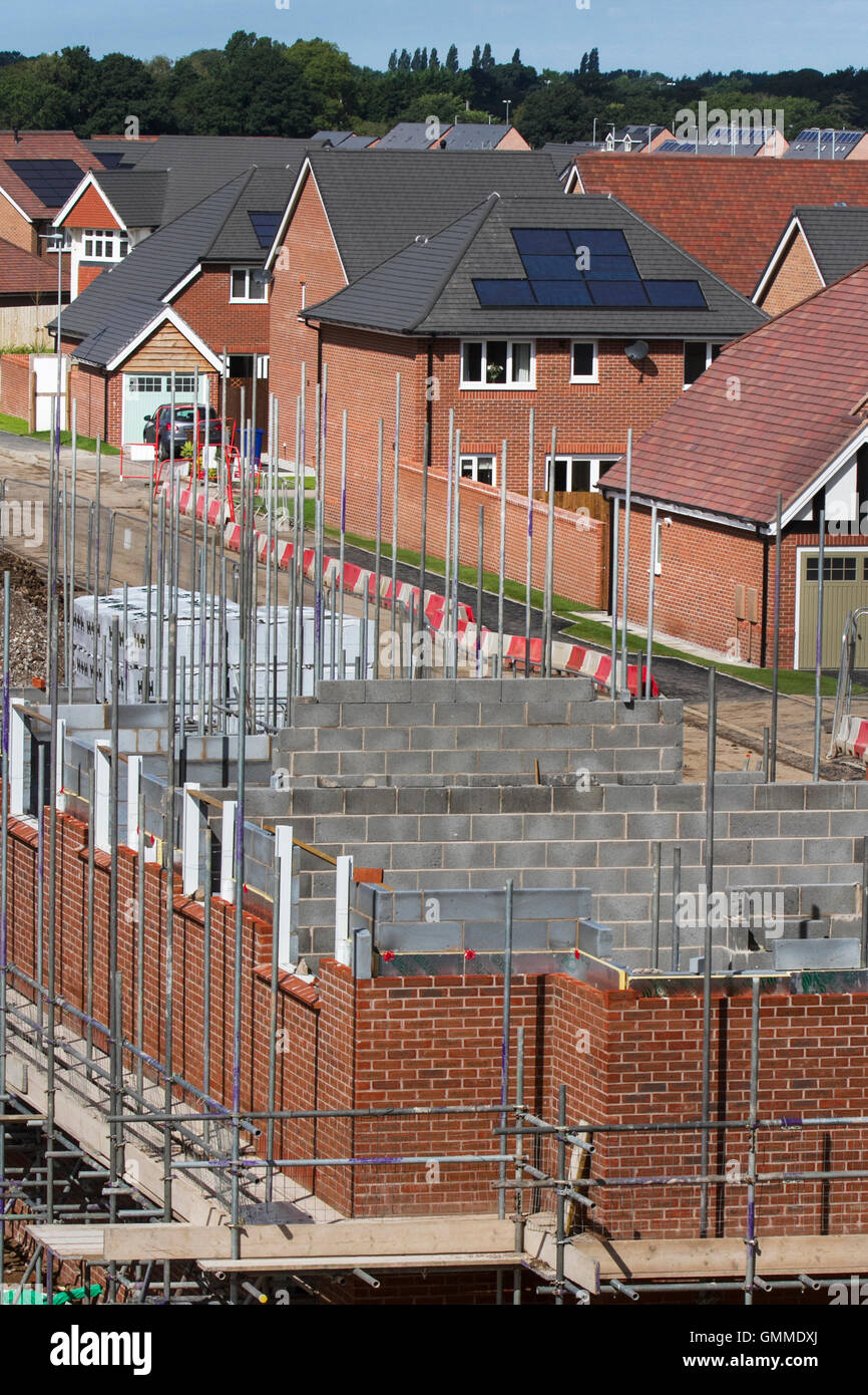 New build affordable houses nearing completion in Buckshaw Village
