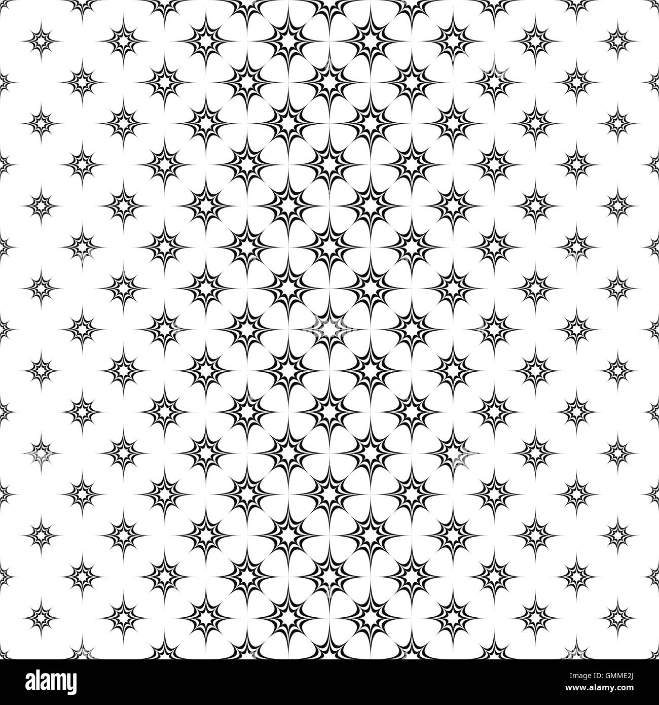 Monochrome curved star pattern hi-res stock photography and images - Alamy