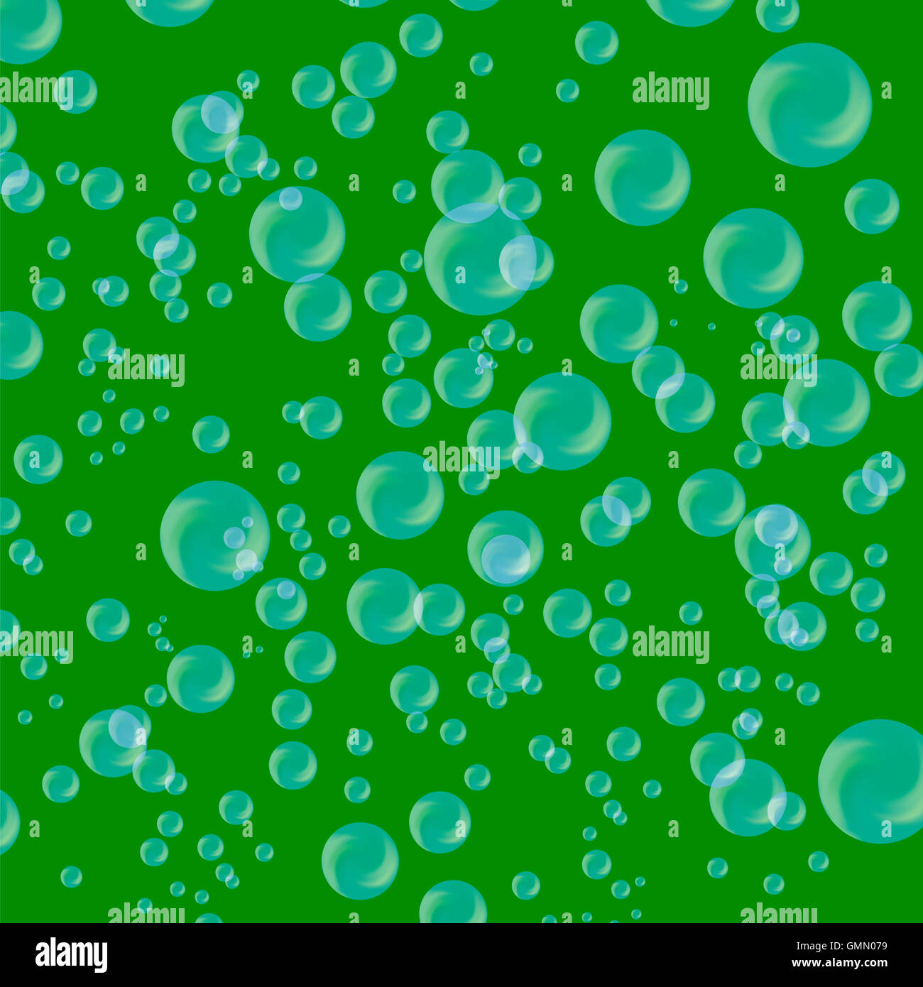 Set of Blue Soap Bubbles Stock Photo - Alamy