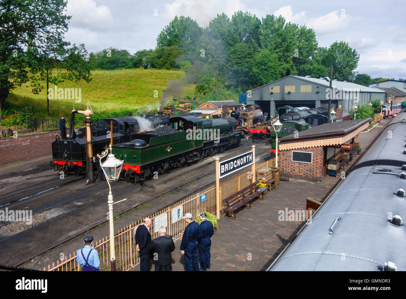 7812 Erlestoke Manor on the sidings at Severn Valley Railway Bridgnorth Shropshire