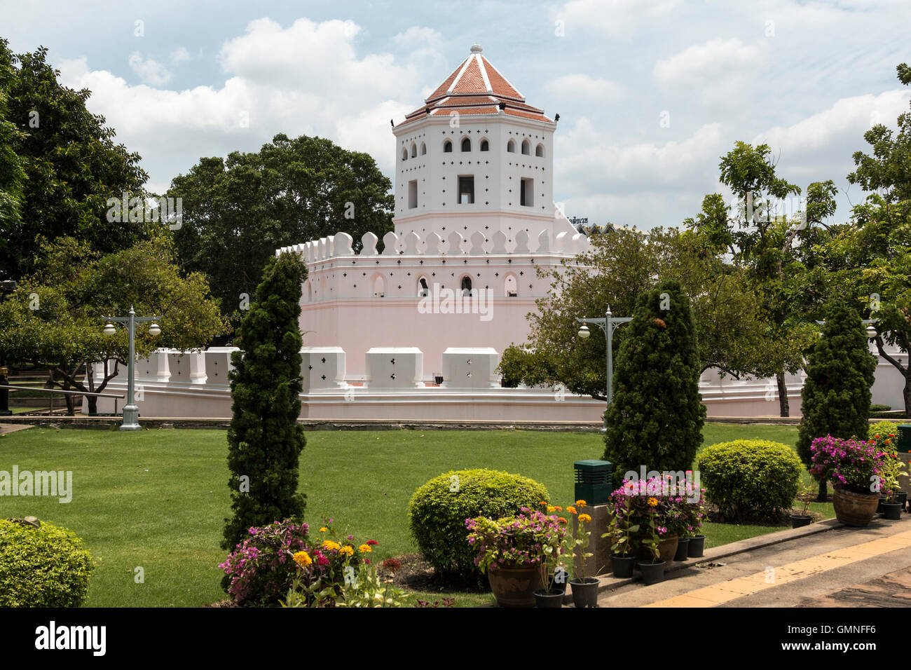 Phra Sumen Fort, Bangkok, Thailand Stock Photo