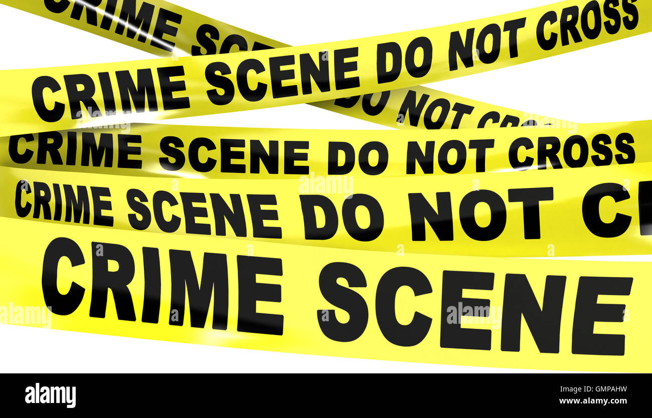 Crime Scene Do Not Cross Tape Stock Photo - Alamy