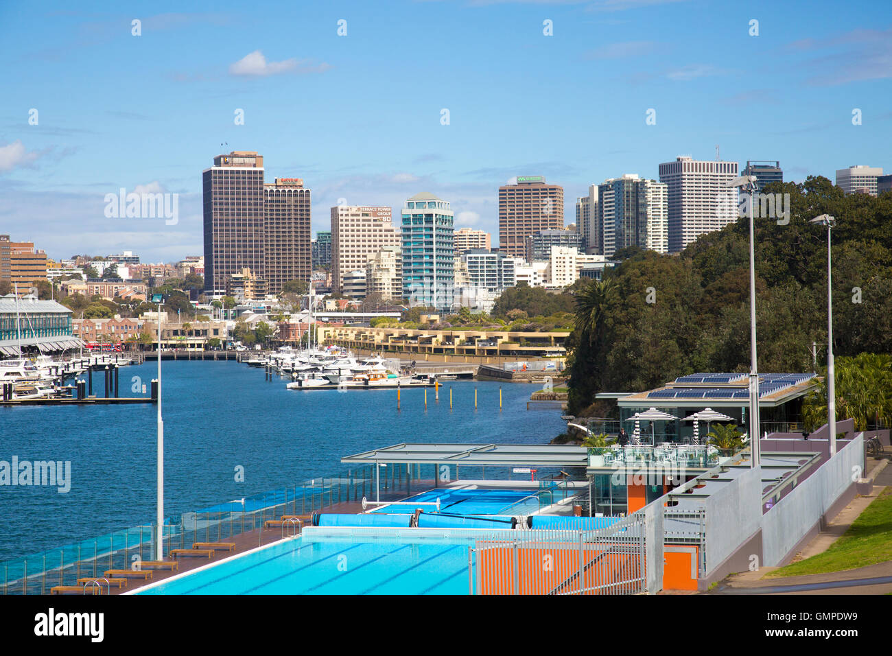 Andrew Boy charlton swimming pool in Woolloomooloo, Sydney,Australia