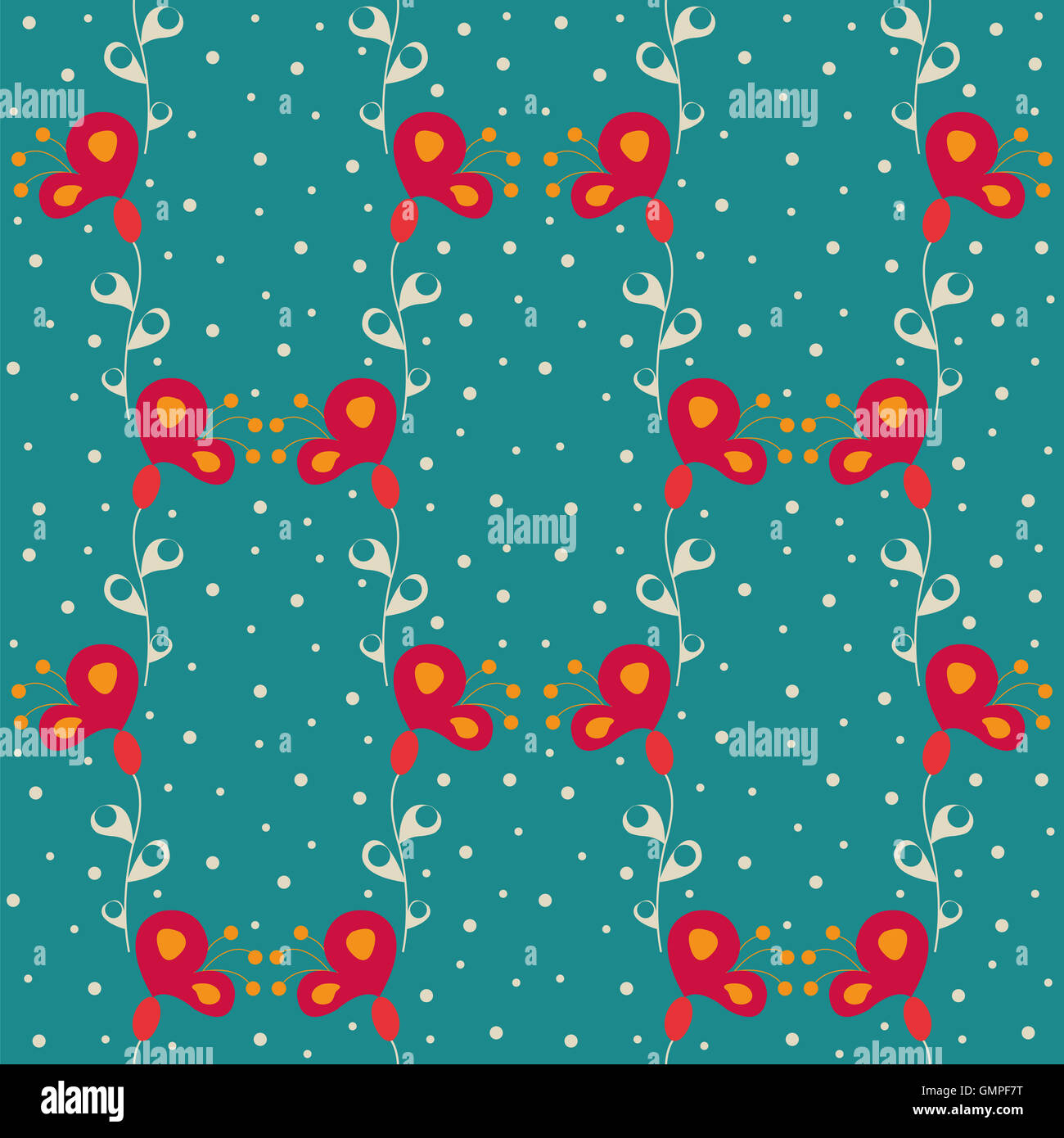 Seamless pattern wallpaper hi-res stock photography and images - Alamy