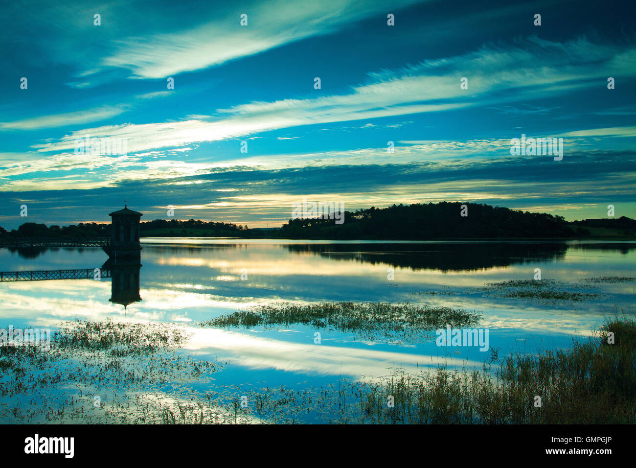 Waulkmill Reservoir at dawn, Dams to Darnley Country Park, Barrhead