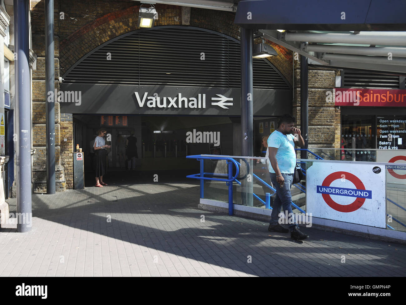 General view of Vauxhall Station, part of the National Rail, London