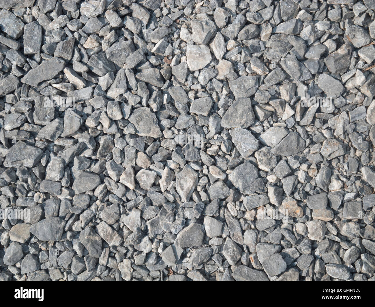 crushed rock construction work Stock Photo Alamy