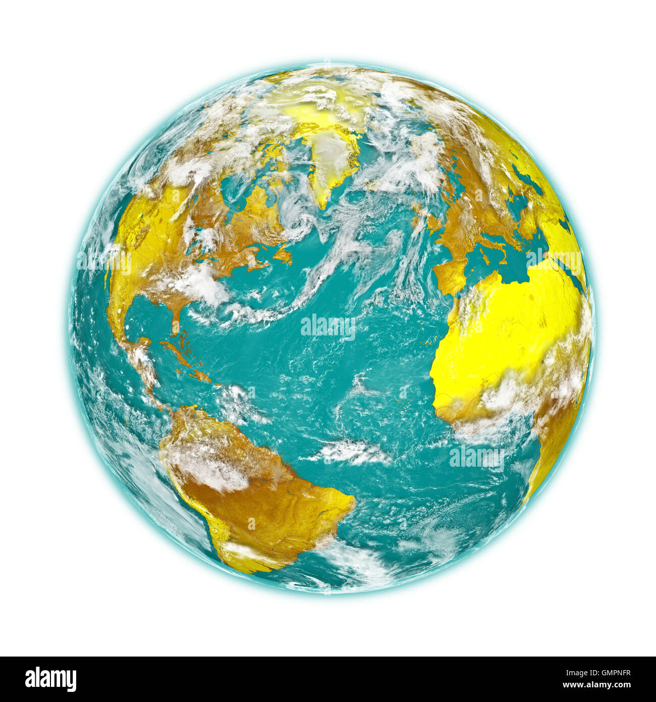 Northern hemisphere map Cut Out Stock Images &amp; Pictures - Alamy
