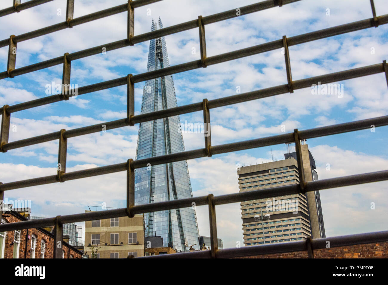 Views of the Shard from SE London, UK Stock Photo