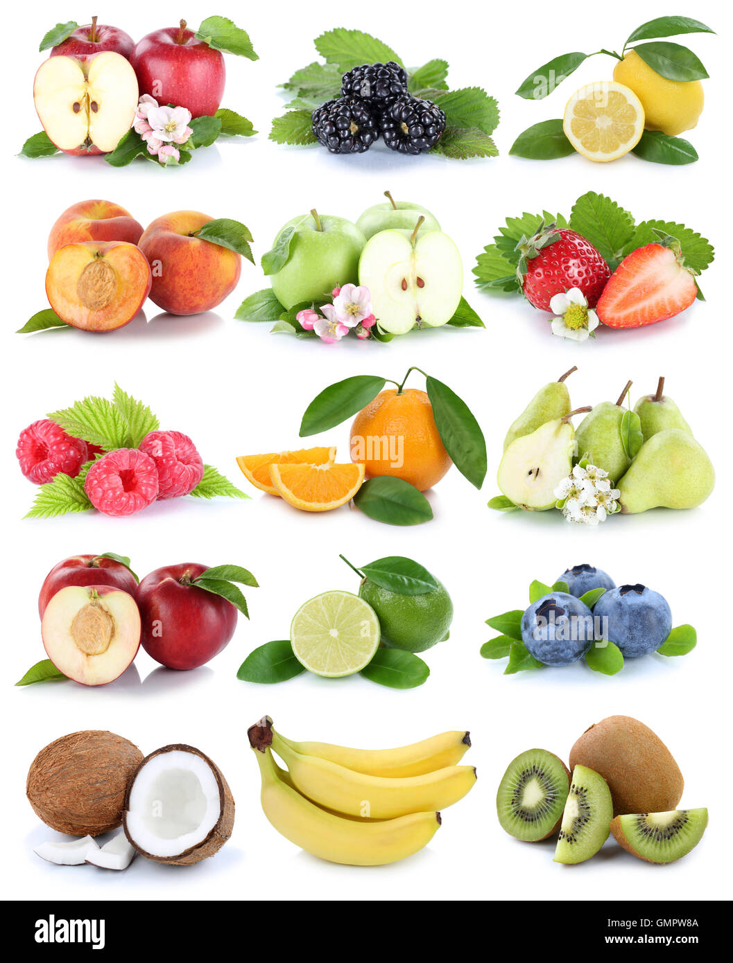 Fruits apple orange berries apples oranges banana fresh fruit ...