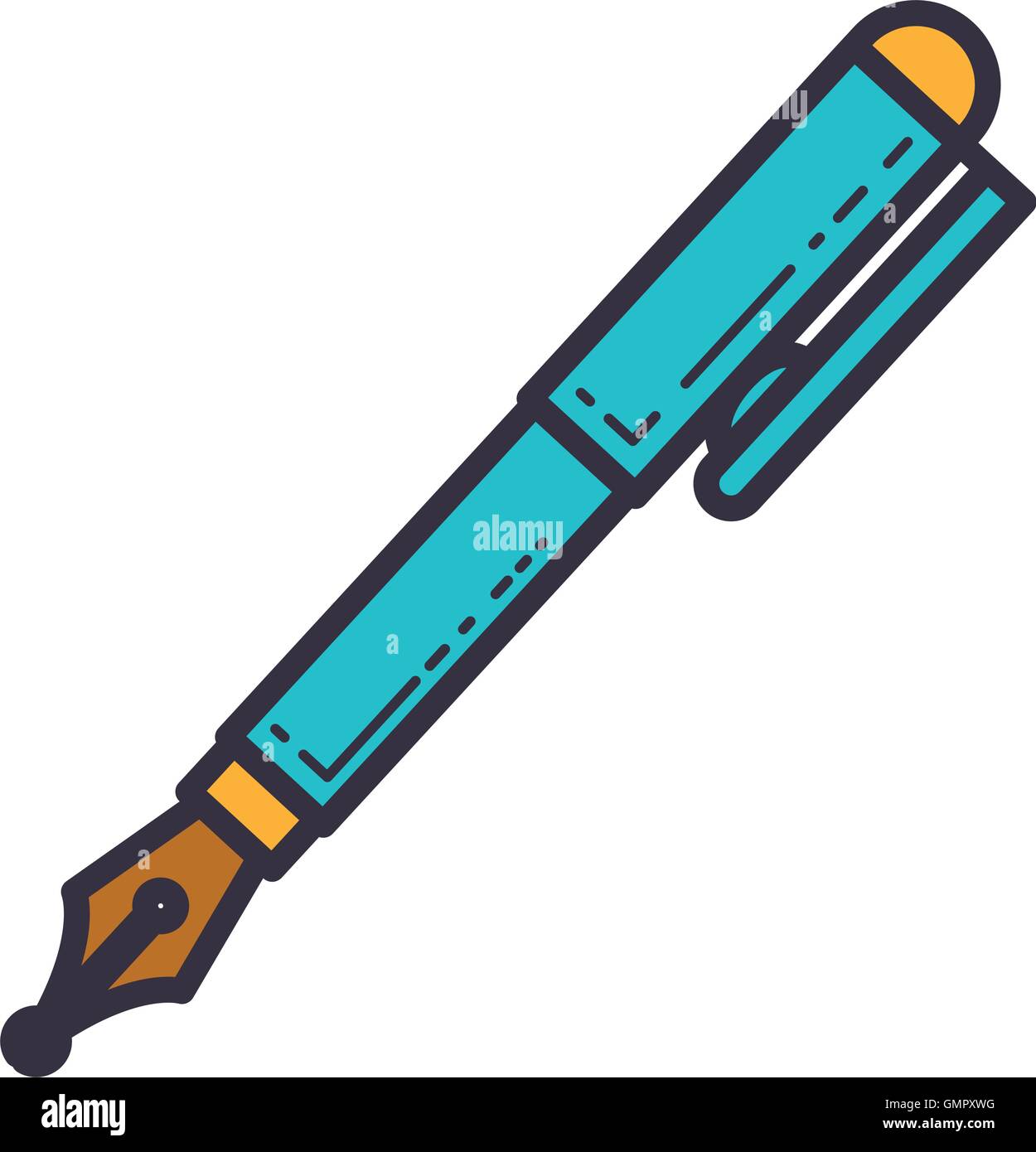 pen tool office isolated icon Stock Vector Image & Art - Alamy