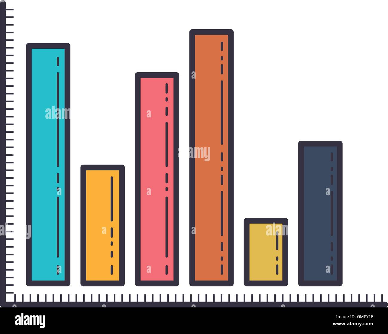 bars statistics isolated icon Stock Vector Image & Art - Alamy