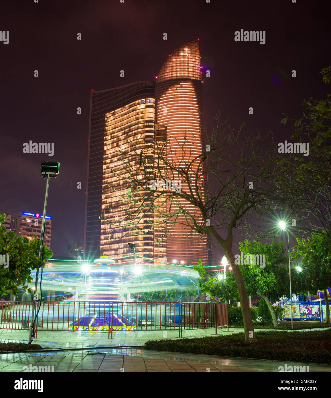 Modern buildings and urban life office buildings and office buildings