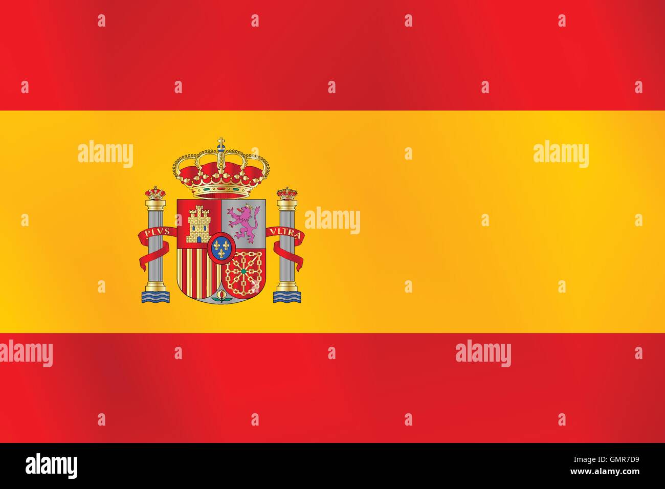 The Spanish Flag Stock Vector