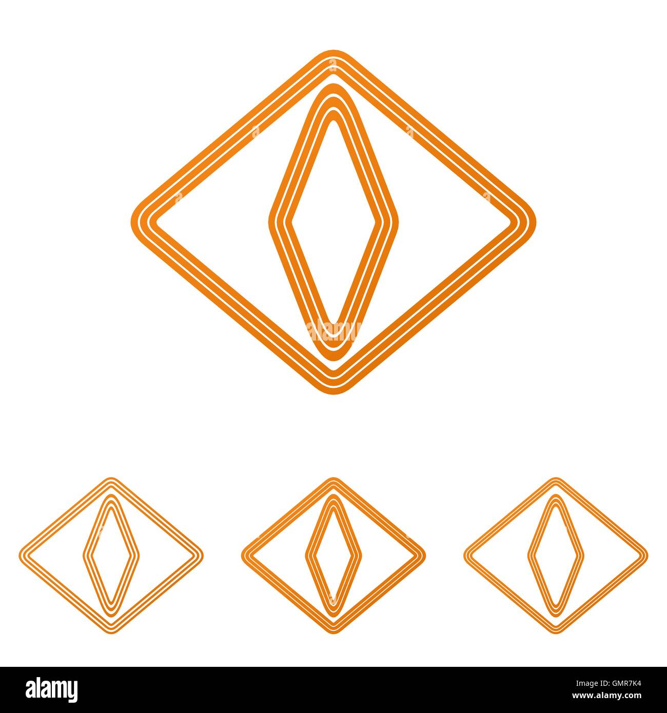 Orange cat eye logo design set Stock Vector Image & Art Alamy