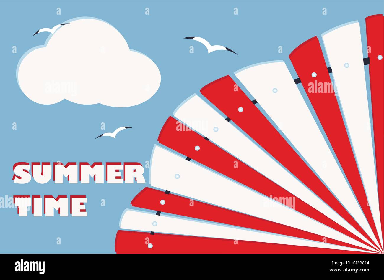 summer background card Stock Vector Image & Art - Alamy