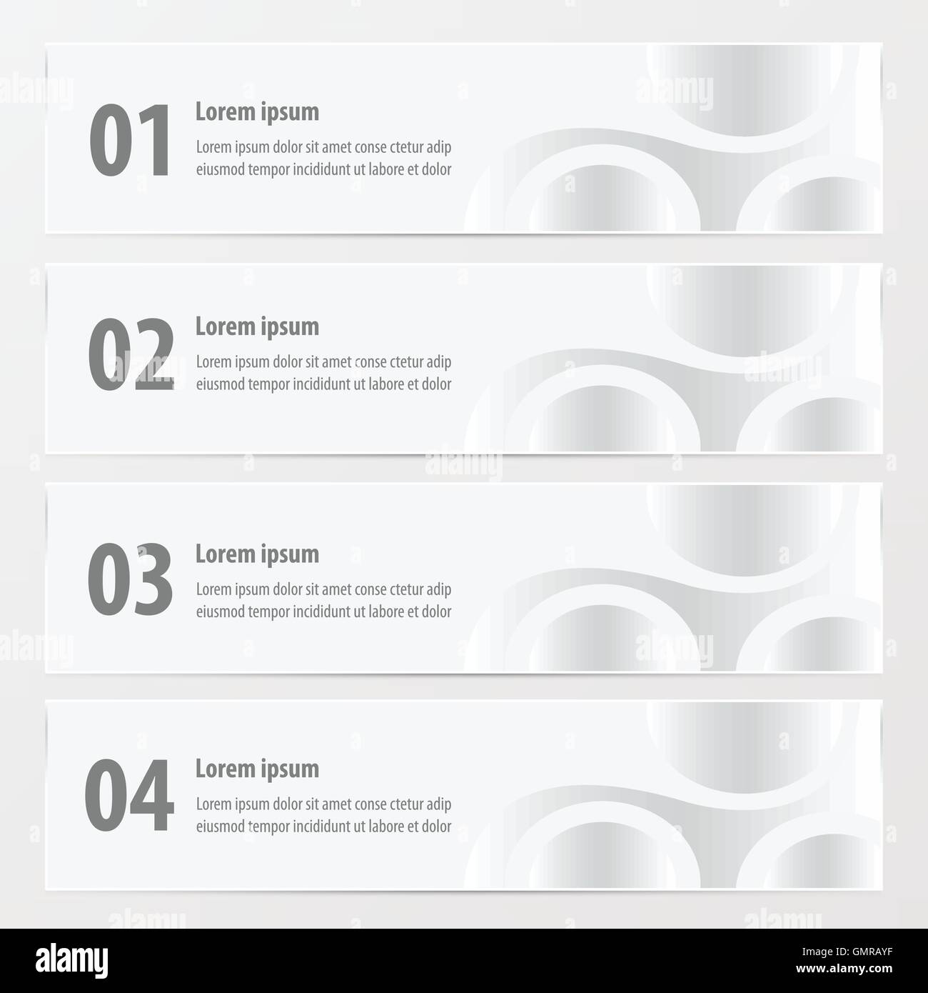 vector banner white color Stock Vector Image & Art - Alamy