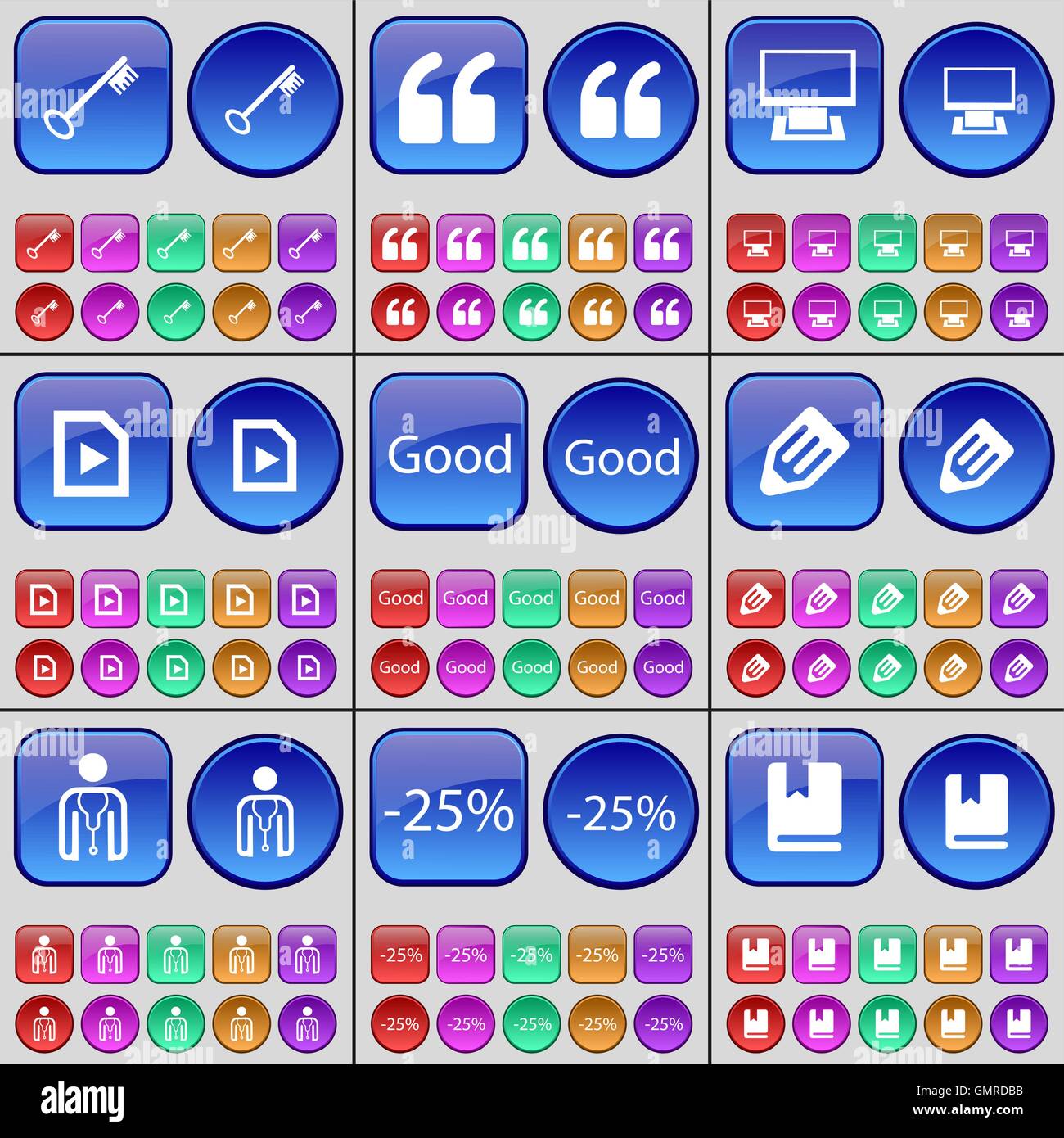 Key, Quotation mark, Monitor, File, Good, Pencil, Avatar, Discount ...