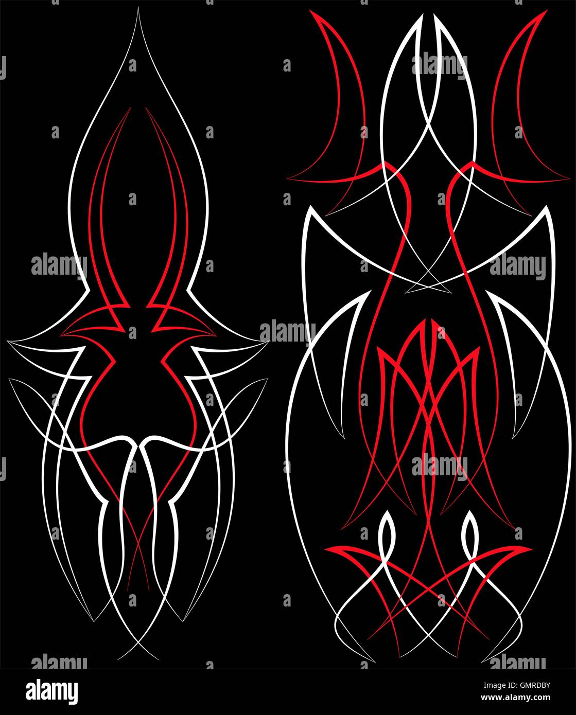 Pinstripe Graphics : Vinyl Ready Stock Vector Image & Art - Alamy