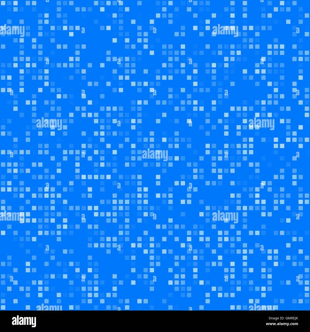 Blue square pixel mosaic background Stock Vector Image & Art - Alamy