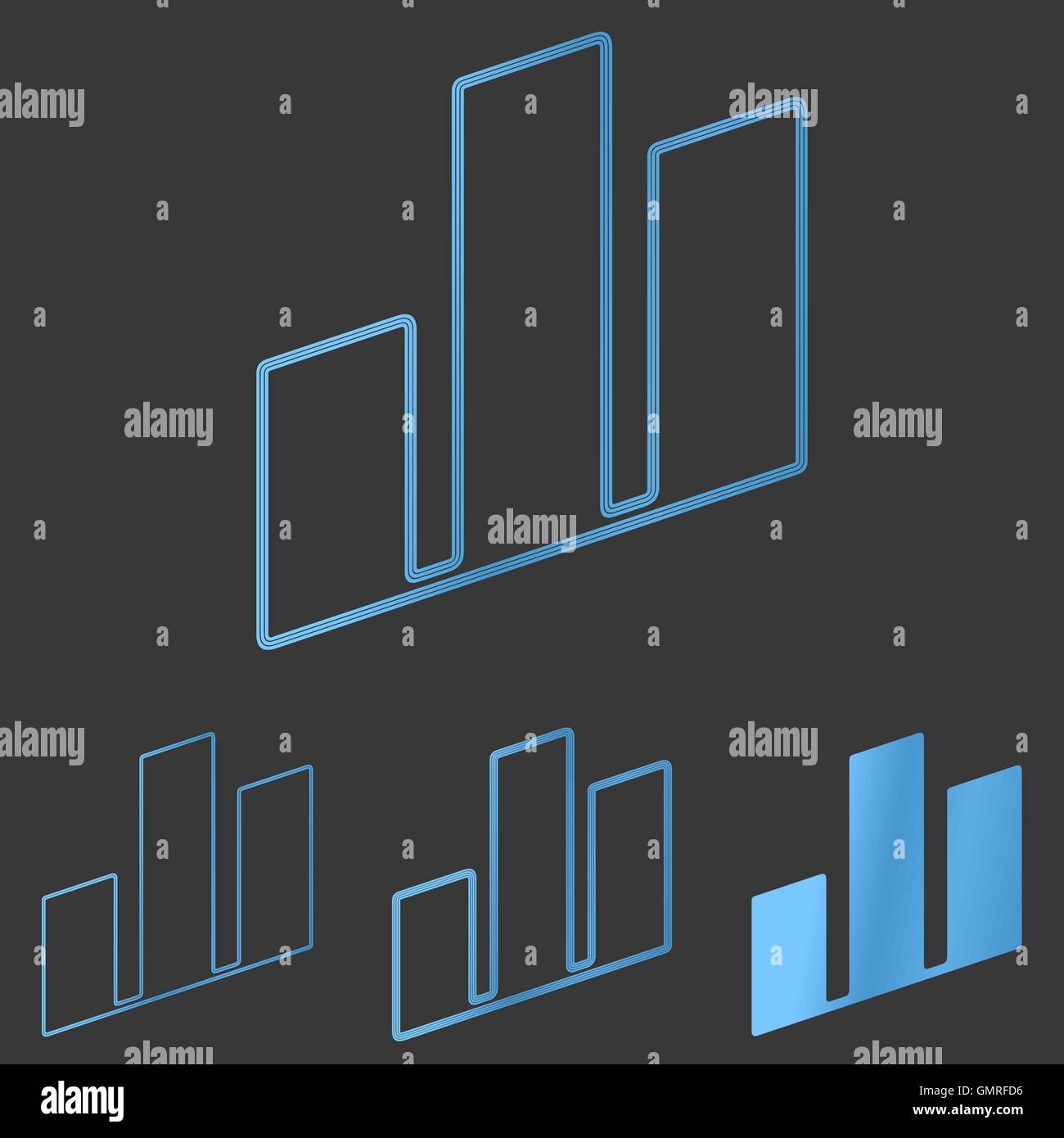 Blue real estate logo design set Stock Vector Image & Art - Alamy