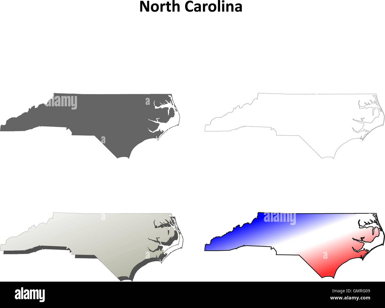 North Carolina Outline Map Set Stock Vector Image Art Alamy North Carolina Outline Map Set Stock Vector Image Art Alamy