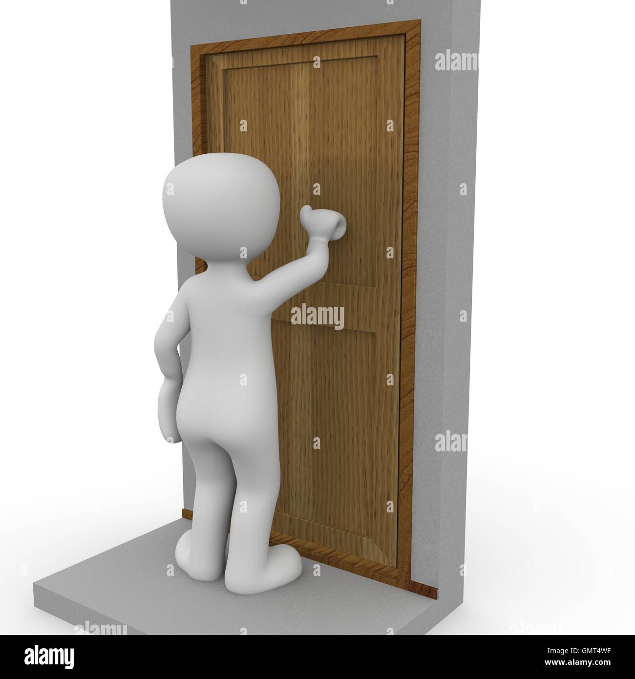 Knock door mailman hires stock photography and images Alamy