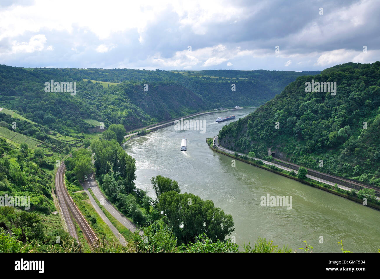Upper Middle Rhine Valley Stock Photo Alamy
