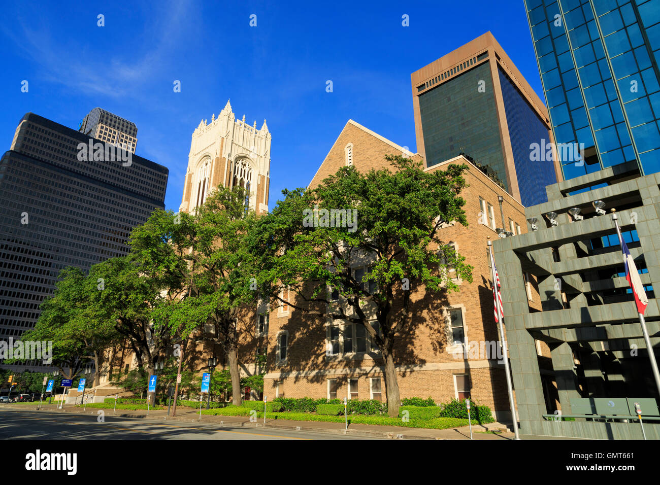 First United Methodist Church, Dallas, Texas, USA Stock Photo