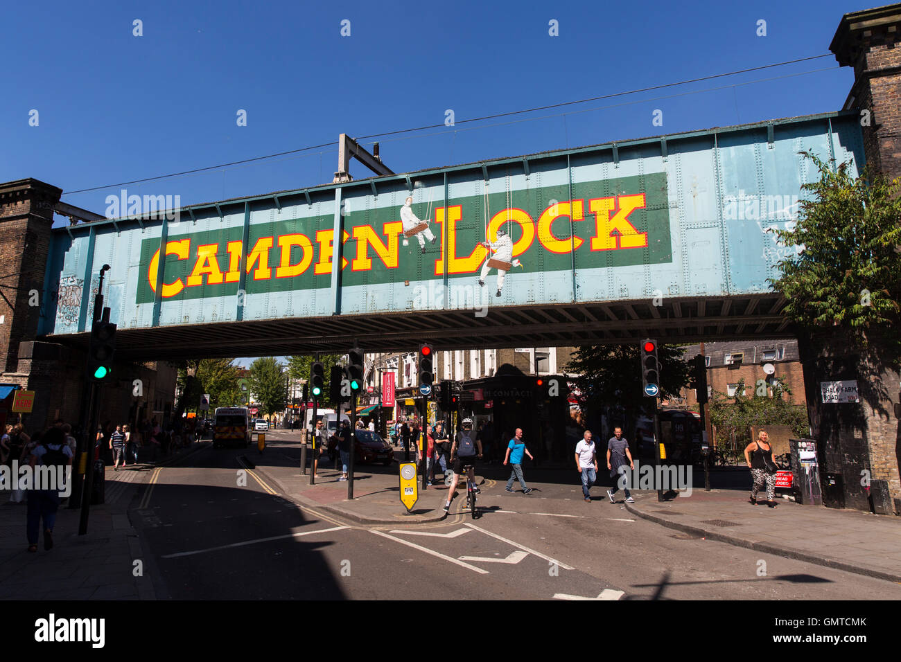 London, England. 26th August 2016. Camden, London, UK. Stock Photo