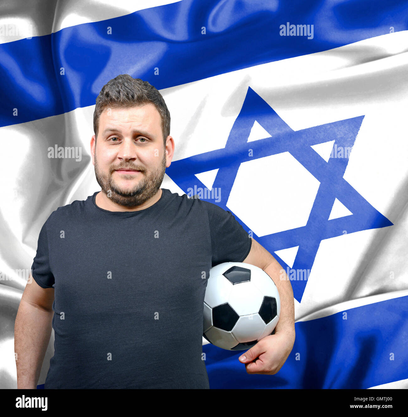 Proud football fan of Israel Stock Photo - Alamy