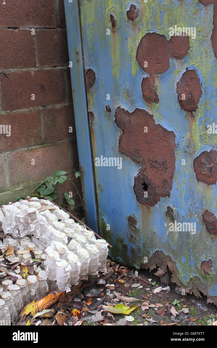 Decay on metal Stock Photo Alamy