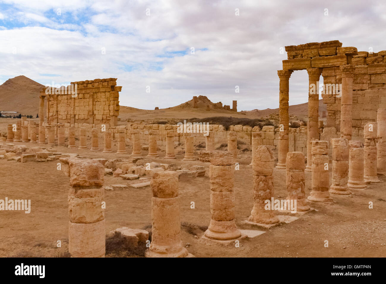 Ruins of Palmyra, Syria Stock Photo
