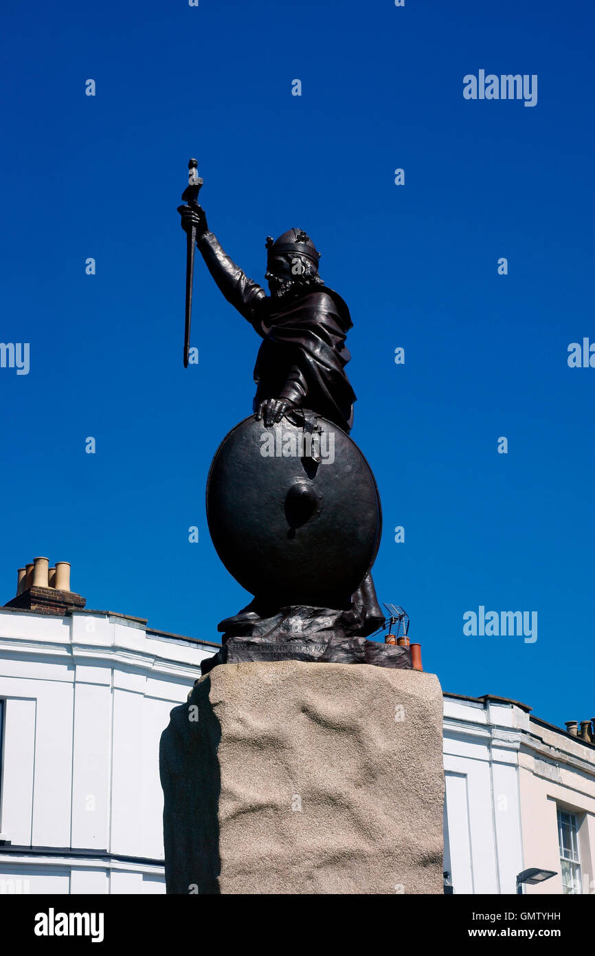 KING ALFRED THE GREAT. WINCHESTER Stock Photo
